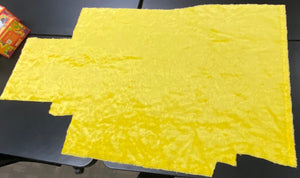 Fur Remnant: #1 Short Pile Lemon Fur