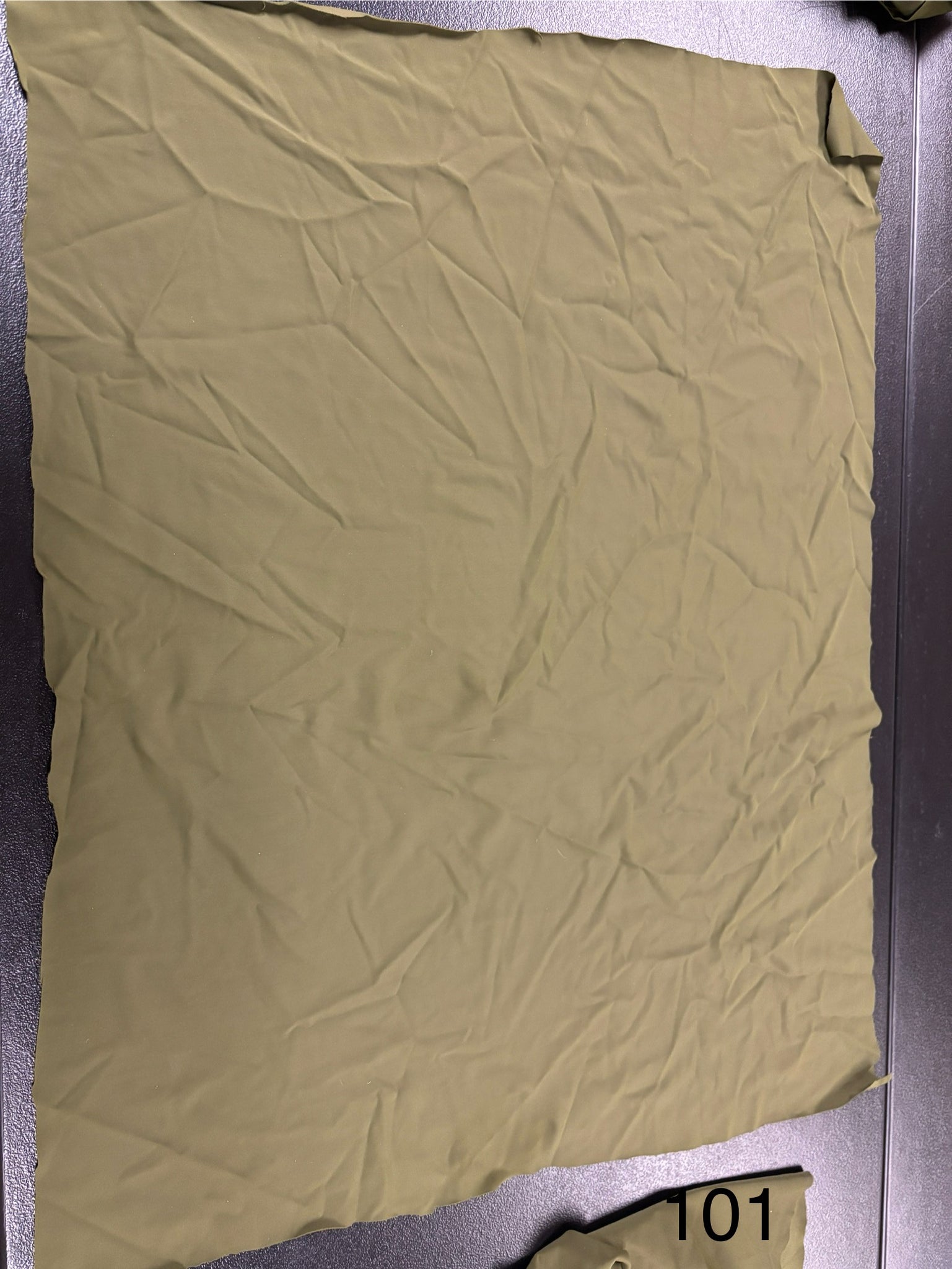 Fabric Remnant: #101 Olive Green Spandex