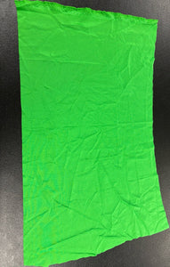 Fabric Remnant: #107 Satin Finish Kelly Green Spandex