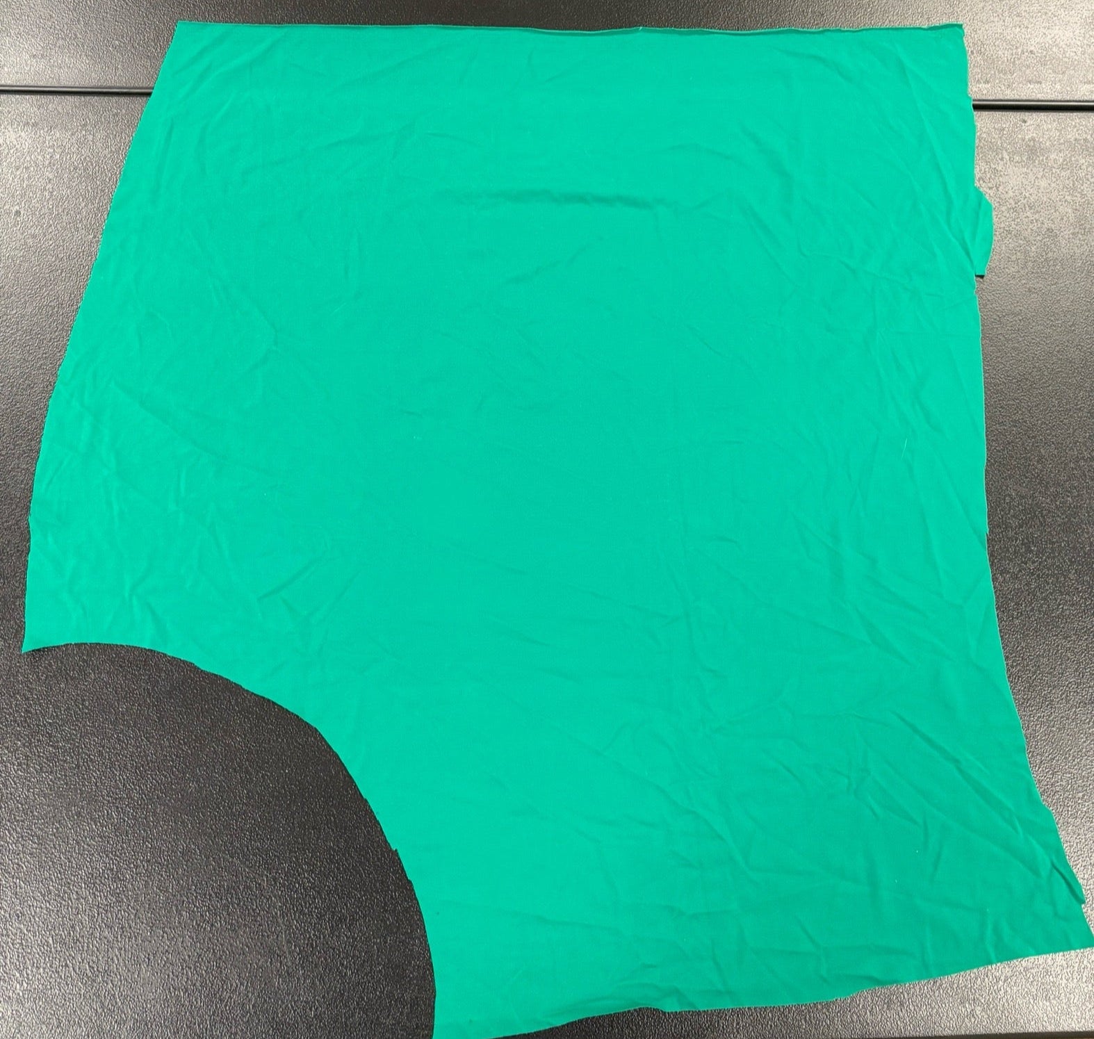 Fabric Remnant: #112 Teal Green Spandex