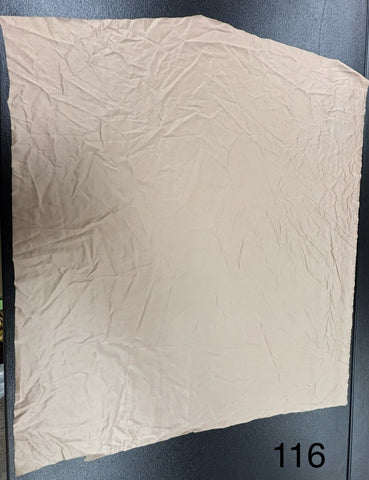 Fabric Remnant: #116 Satin Finish Beige Spandex