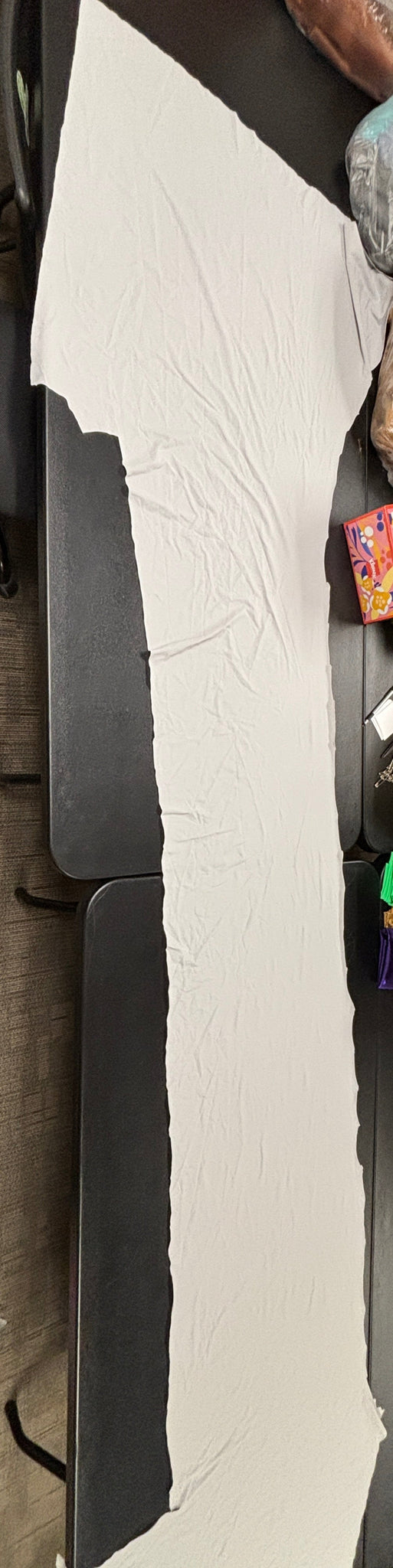 Fabric Remnant: #128 Light Gray Spandex