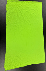 Fabric Remnant: #135 Neon Green Spandex