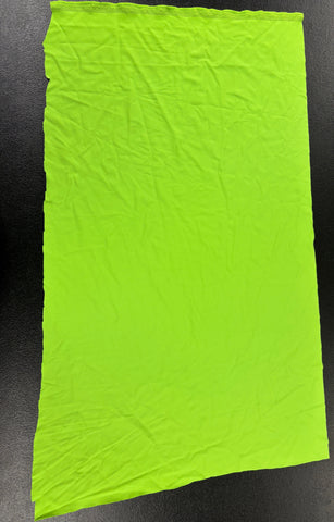 Fabric Remnant: #135 Neon Green Spandex
