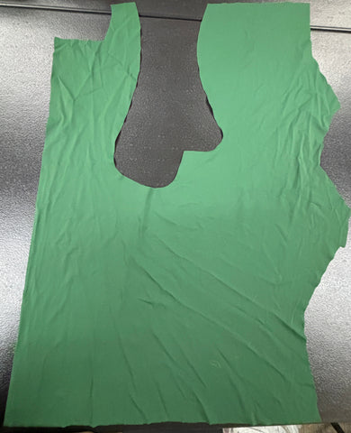Fabric Remnant: #137 Dark Green Spandex