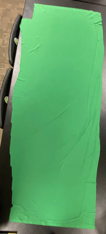 Fabric Remnant: #14 Kelly Green Spandex