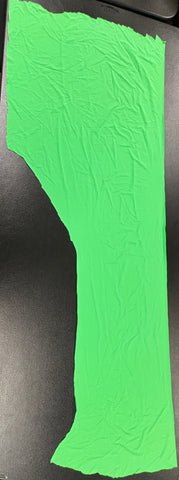 Fabric Remnant: #140 Bright Green Spandex