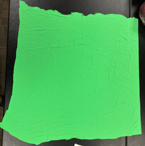 Fabric Remnant: #142 Bright Green Spandex