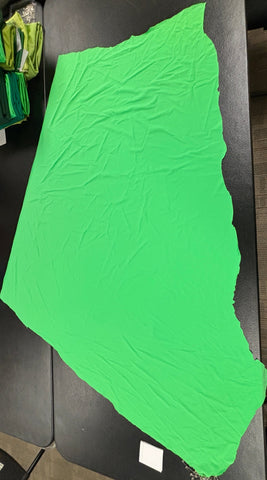 Fabric Remnant: #147 Bright Green Spandex