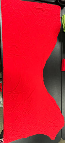 Fabric Remnant: #149 Red Spandex