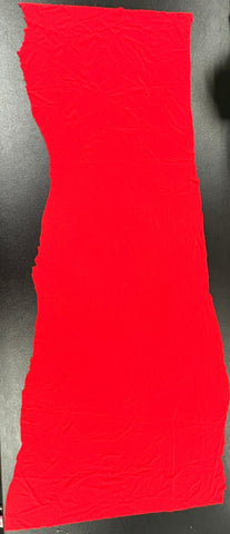Fabric Remnant: #150 Red Spandex