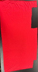 Fabric Remnant: #152 Red Spandex
