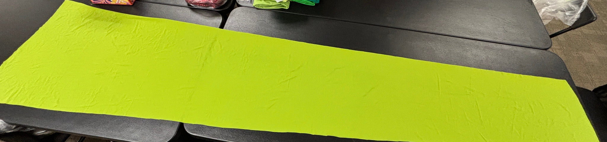 Fabric Remnant: #153 Light Green Spandex