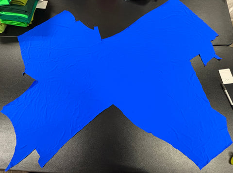 Fabric Remnant: #154 Cobalt Blue Spandex