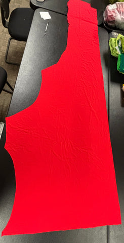 Fabric Remnant: #162 Red Spandex