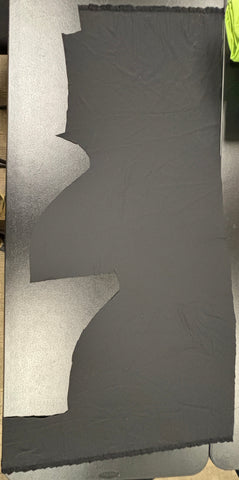 Fabric Remnant: #164 Black Heavy Duty Spandex