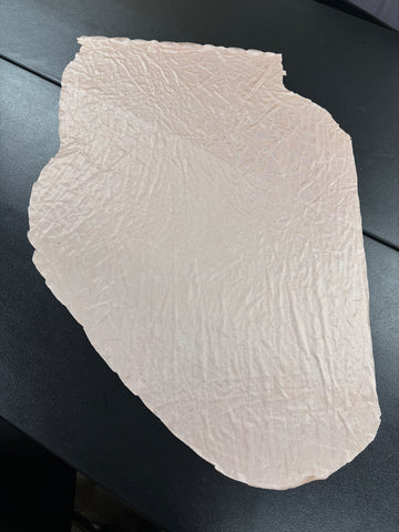 Fabric Remnant: #177 Light Peach Mesh