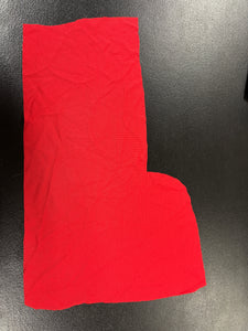 Fabric Remnant: #181 Red Mesh