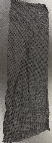 Fabric Remnant: #184 Black Sports Mesh
