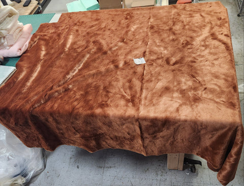 Fur Remnant: #188 Brown Short Pile Fur
