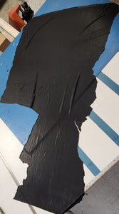 Fabric Remnant: #193 Black Shiny Spandex